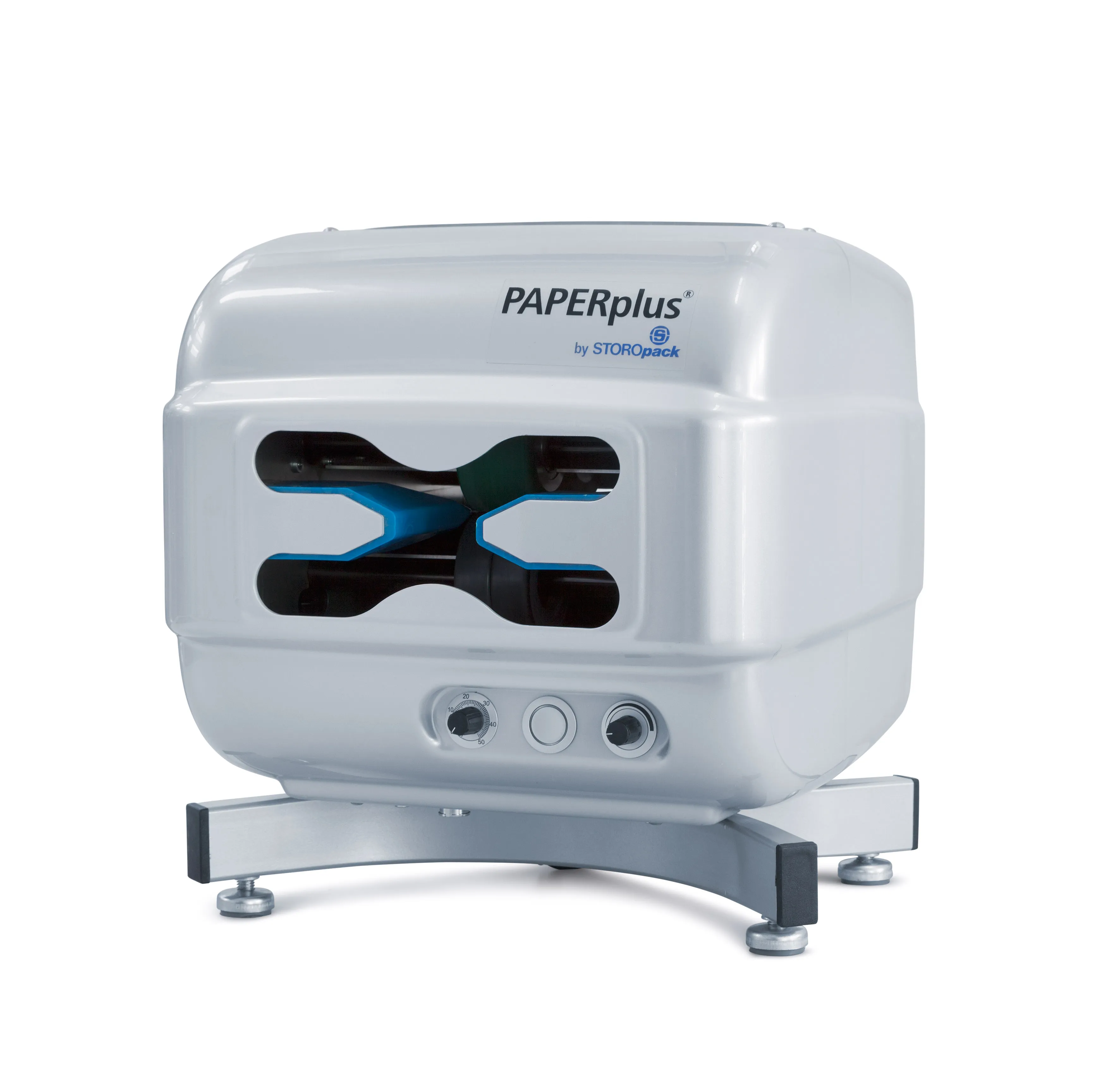 4_PAPERplus_Papillon_Papierpolstermaschine_Geraet_Klein_OhnePapier