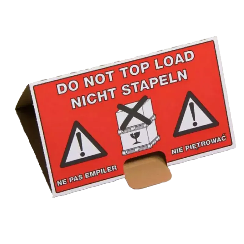 Palettenhütchen "Nicht stapeln", 4-sprachig