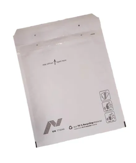 Luftpolsterversandtasche E15, weiß, 220 x 265 mm