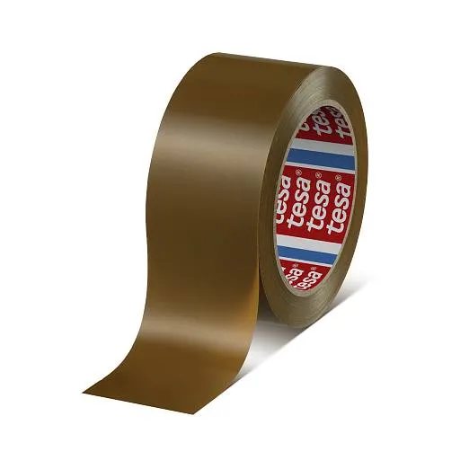 tesa® PVC-Klebeband #4124, braun, 50 mm x 66 m