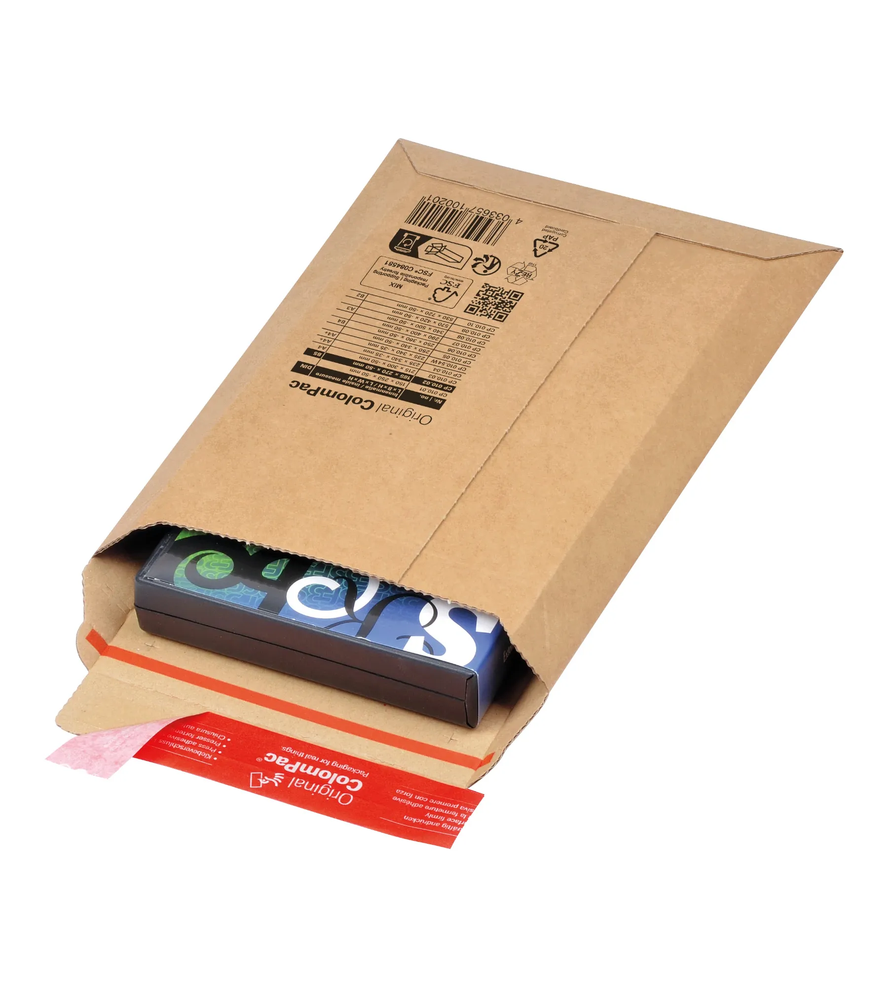 ColomPac® CP 010.02 Versandtasche braun, 185 x 270 x -50 mm